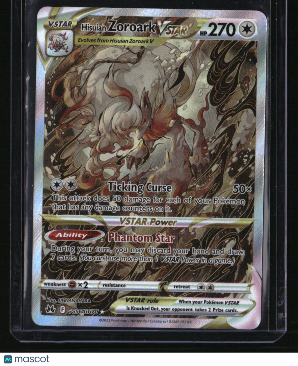 SWSH: Crown Zenith: Galarian Gallery Hisuian Zoroark VSTAR