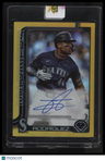 2025 Topps Julio Rodríguez Flagship Real One Autographs Gold Foil #/50