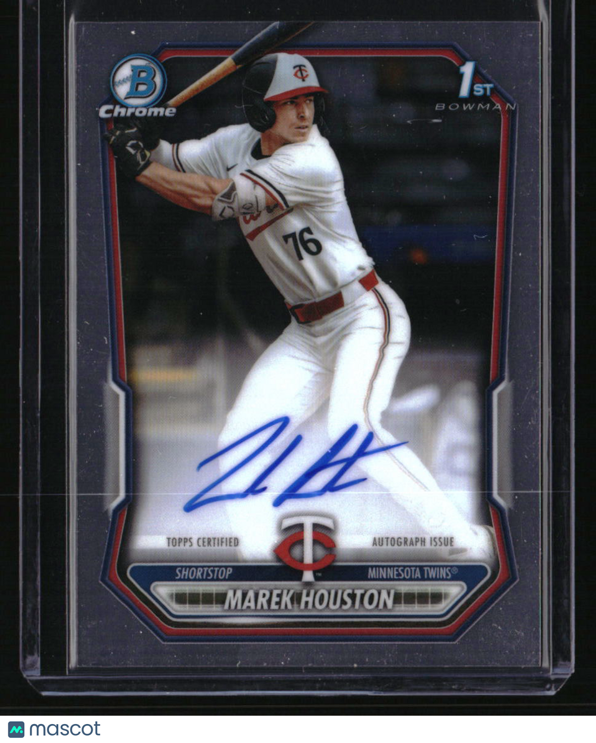 2026 Bowman Marek Houston Chrome Prospect Autographs