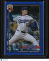 2026 Topps Yoshinobu Yamamoto 35th Anniversary Chrome Blue Refractors