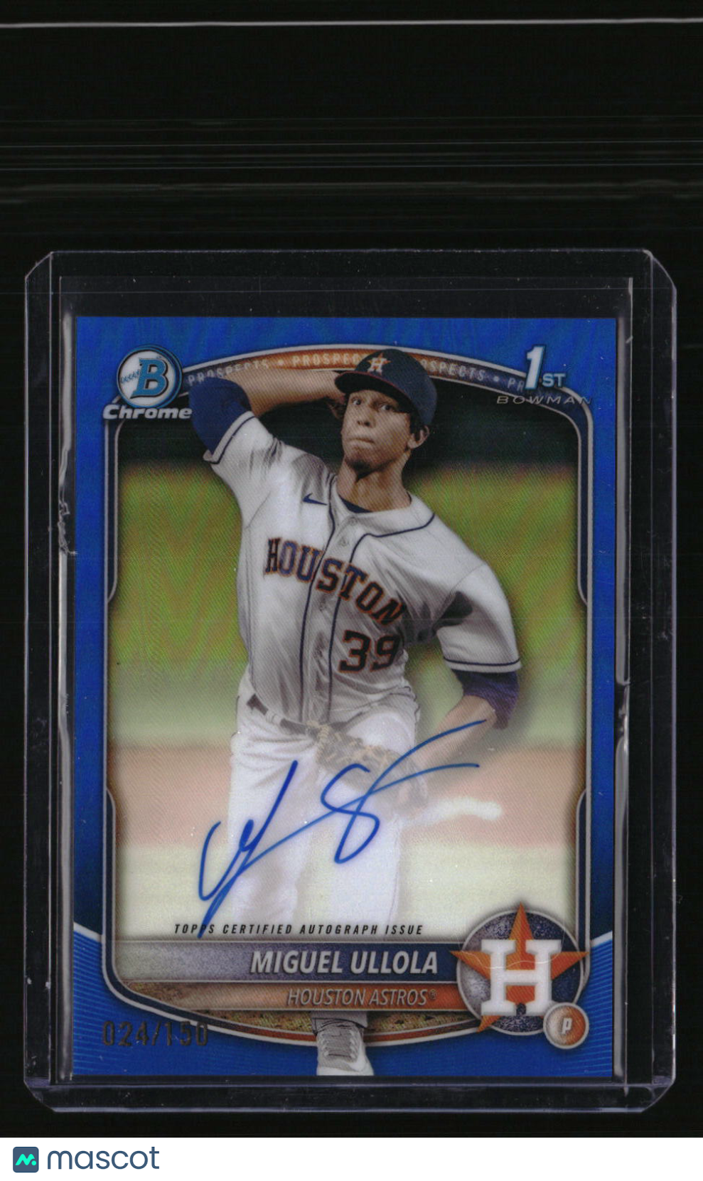 2025 Bowman Chrome Miguel Ullola Prospect Autographs Blue #/150