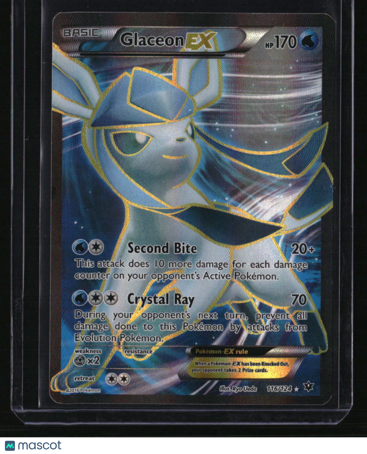XY - Fates Collide Glaceon EX (Full Art)