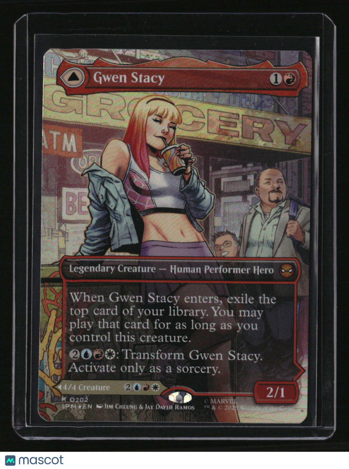 Marvel's Spider-Man Gwen Stacy (0202) (Borderless) Foil
