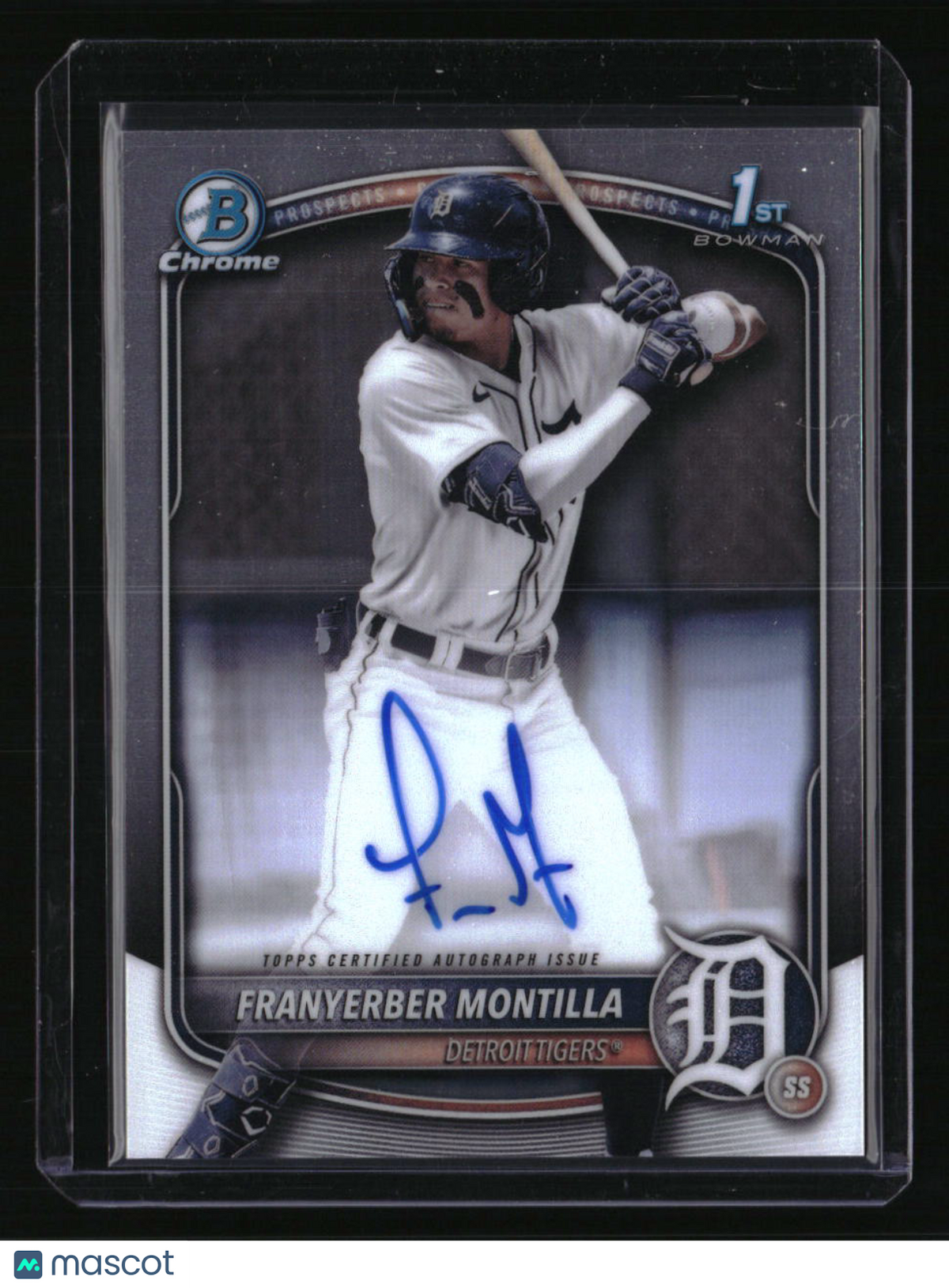 2025 Bowman Franyerber Montilla Chrome Prospects Autographs