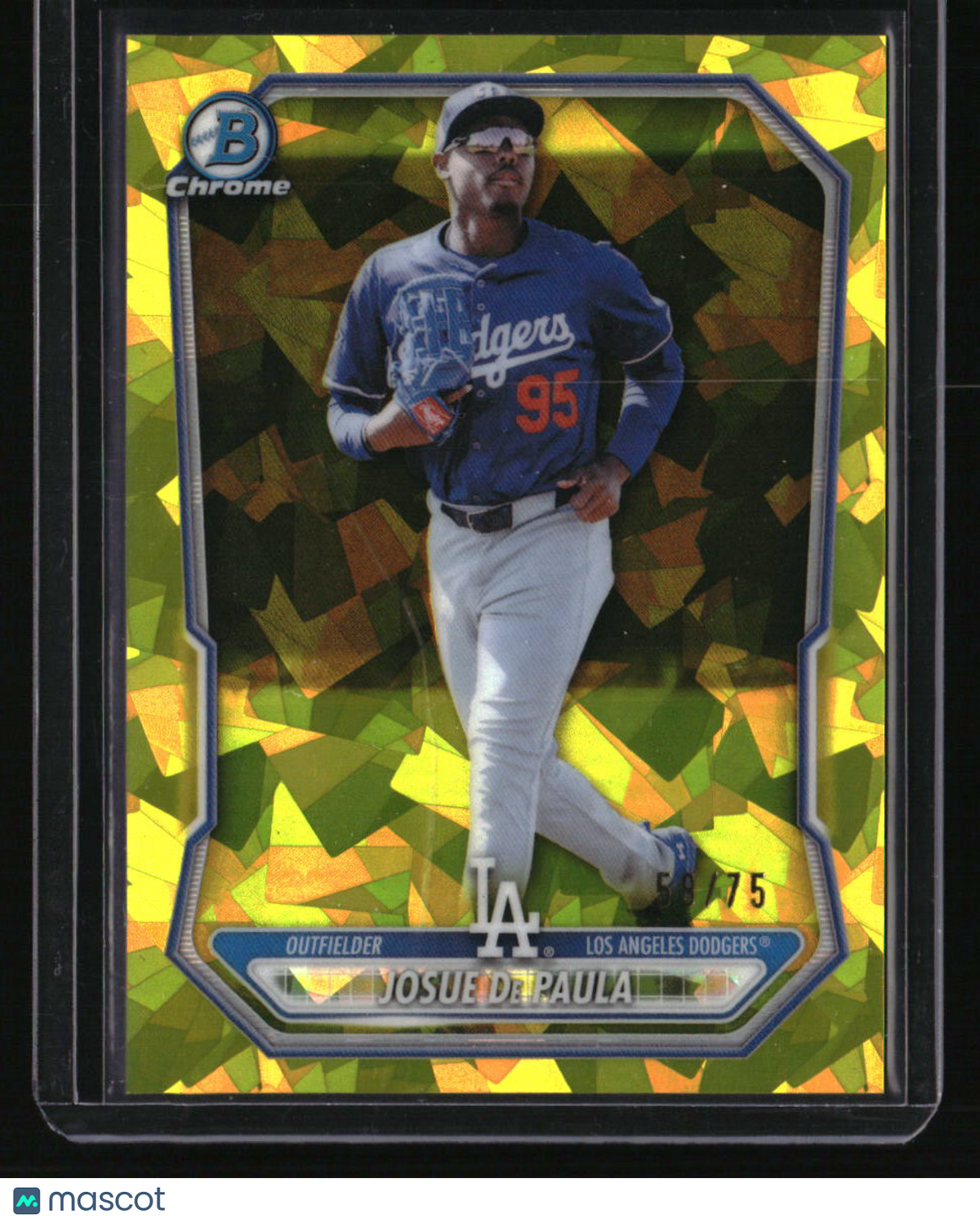 2026 Bowman Sapphire Edition Josue De Paula Yellow #/75