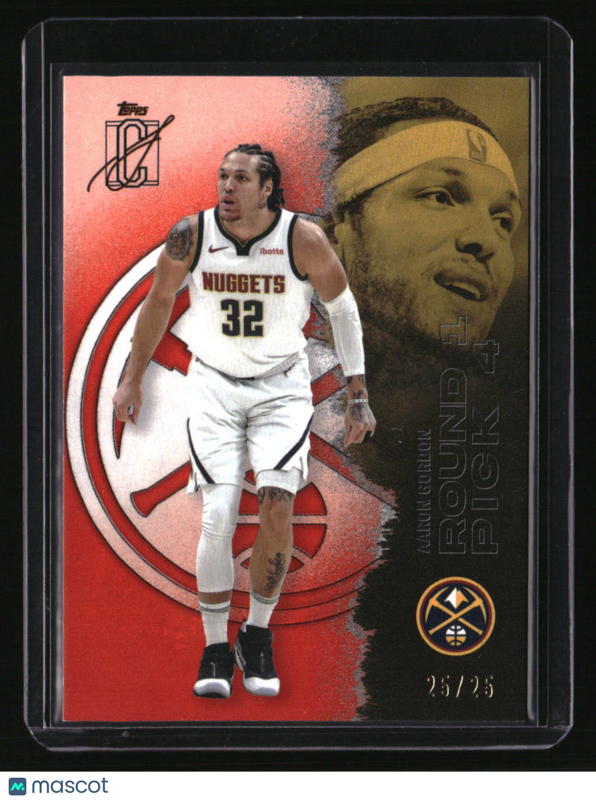 2025-26 Topps Signature Class Aaron Gordon Red #/25