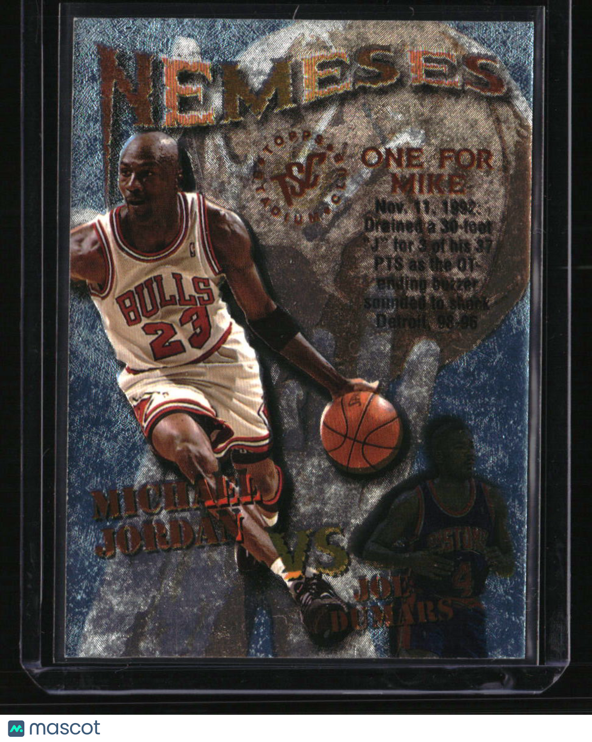 1995-96 Stadium Club Michael Jordan / Joe Dumars Nemeses