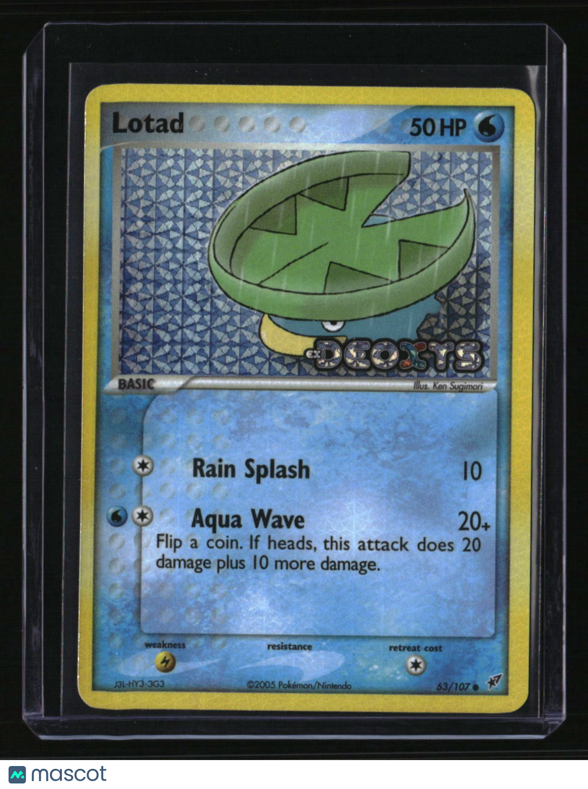 Deoxys Lotad Reverse Holo