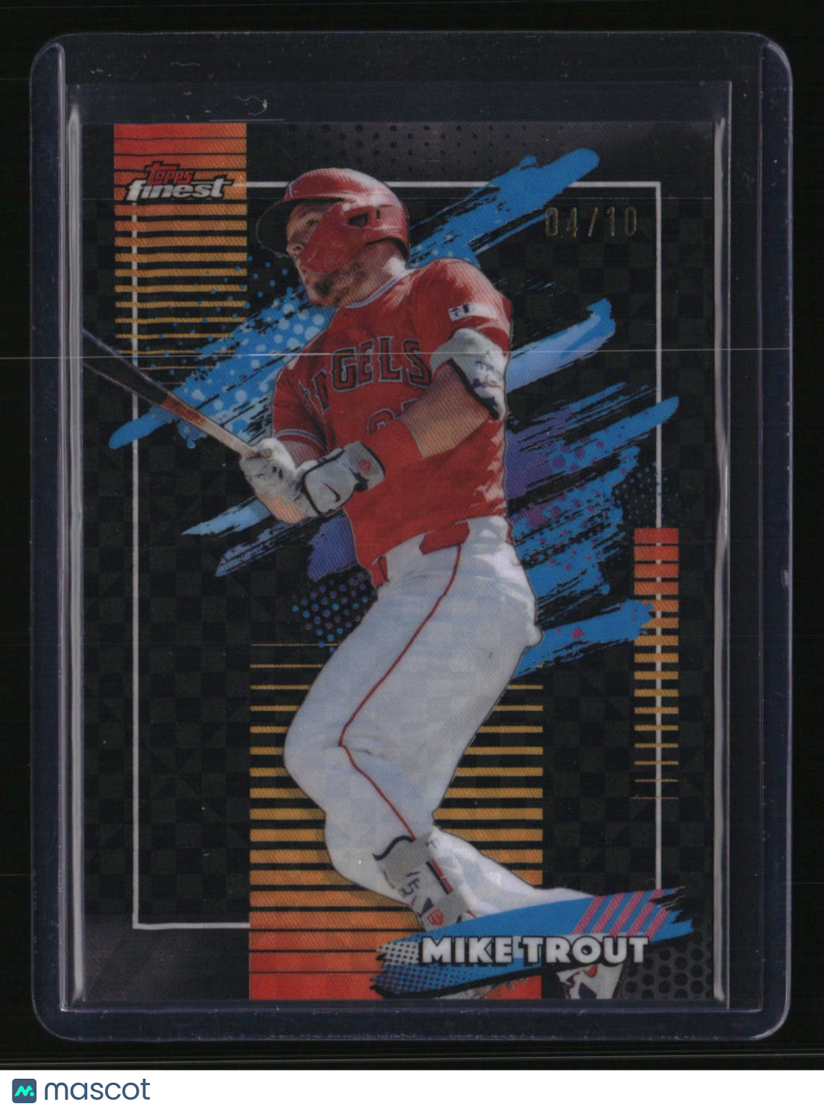 2026 Finest Mike Trout Black X-Fractors #/10