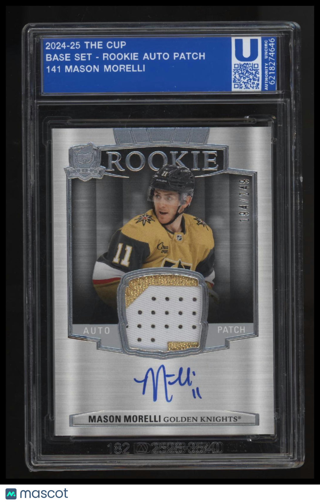 2024-25 Upper Deck The Cup Mason Morelli #/249