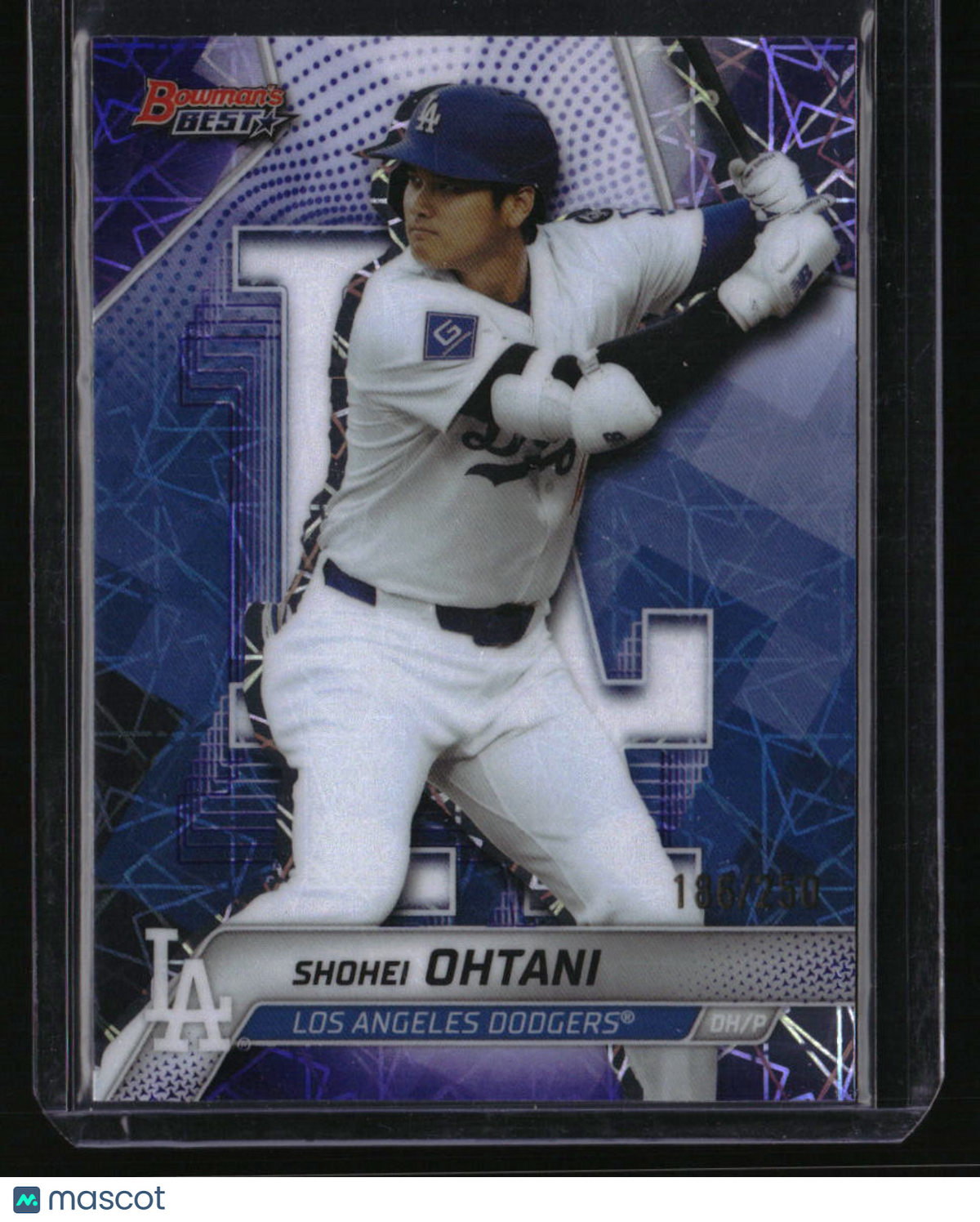 2025 Bowman's Best Shohei Ohtani Purple Lazer Refractors #/250