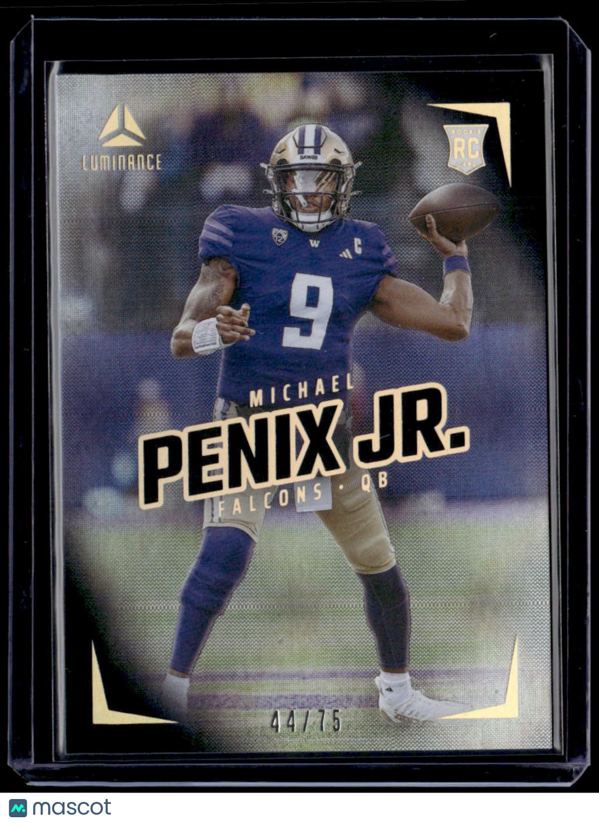 2024 Panini Luminance Michael Penix Jr. Black #/75