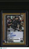 2025 Topps Chrome Update Edgar Quero Autographs Gold Refractors #/50