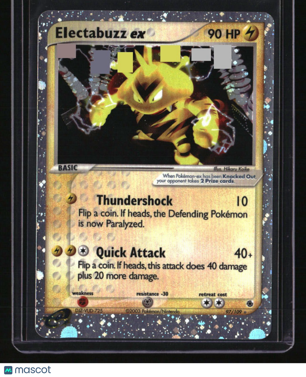 EX Ruby and Sapphire Electabuzz ex