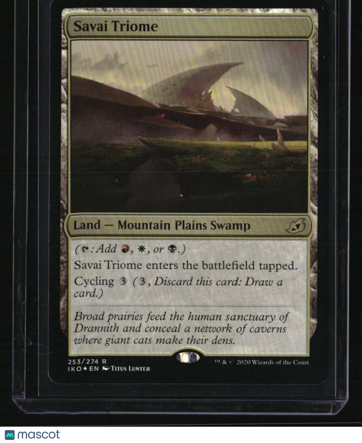 Ikoria: Lair of Behemoths Savai Triome Foil
