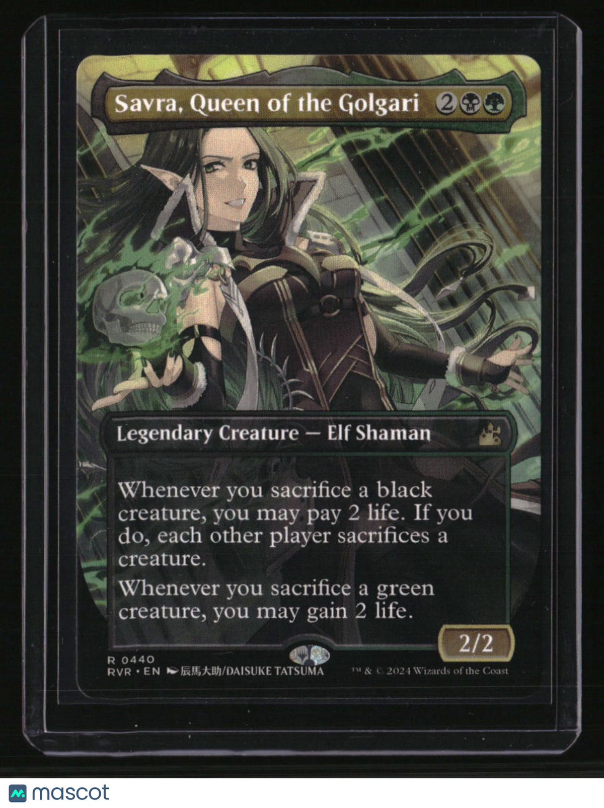 Ravnica Remastered Savra, Queen of the Golgari (Anime Borderless)