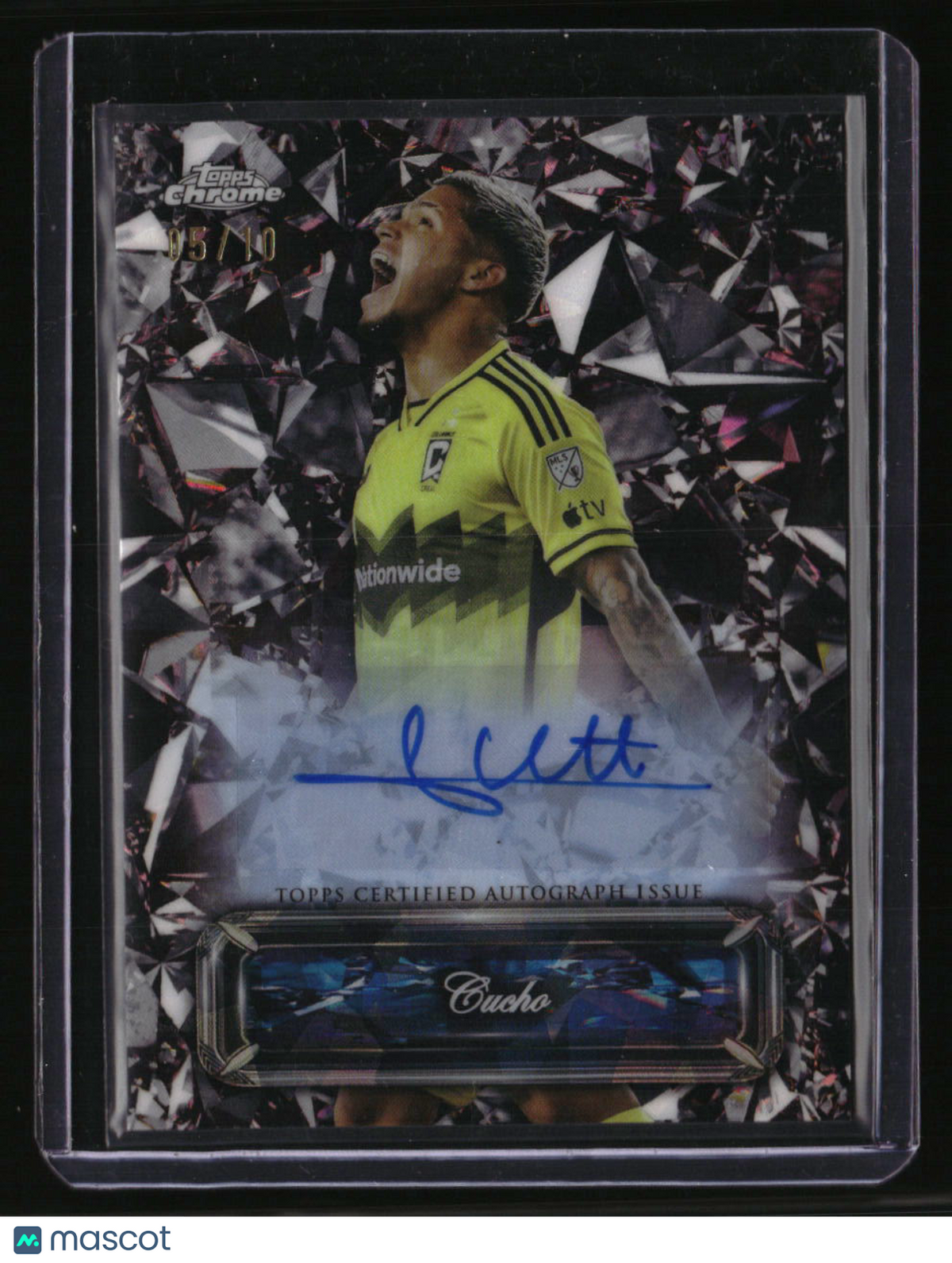 2024 Topps Chrome Sapphire Edition MLS Cucho Selections Auto Black #/10
