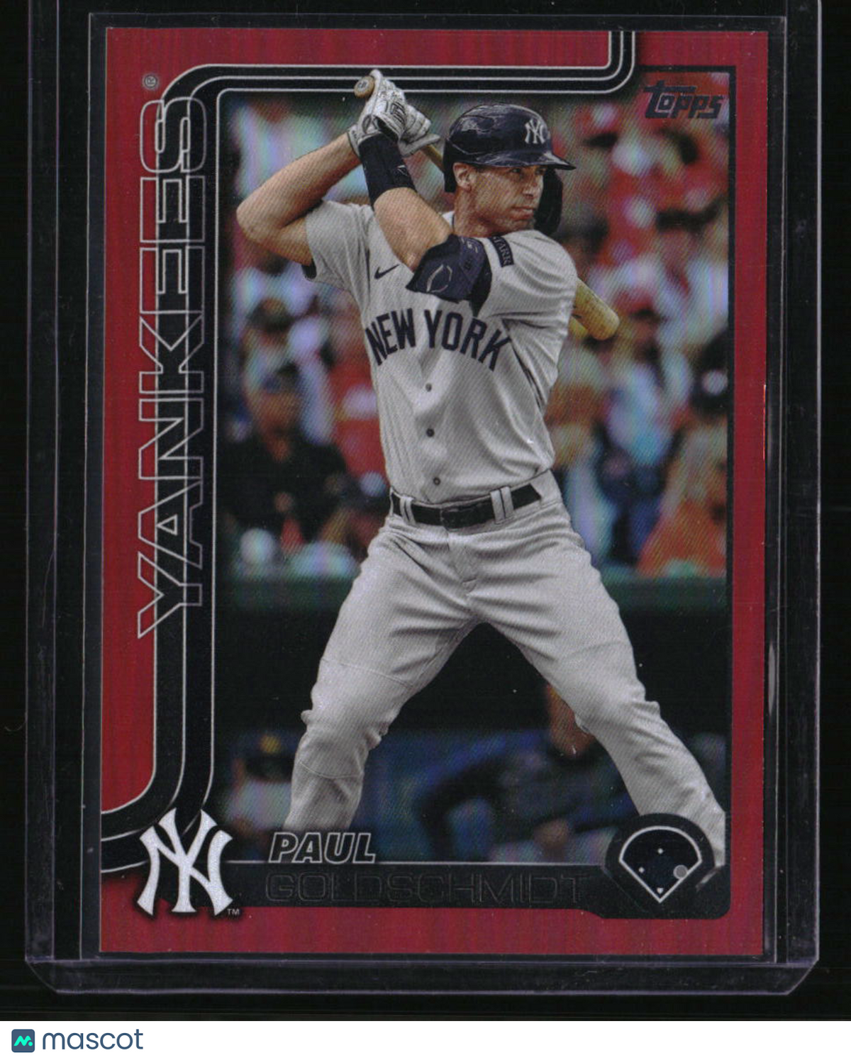 2025 Topps Paul Goldschmidt Red Holo Foil #/5