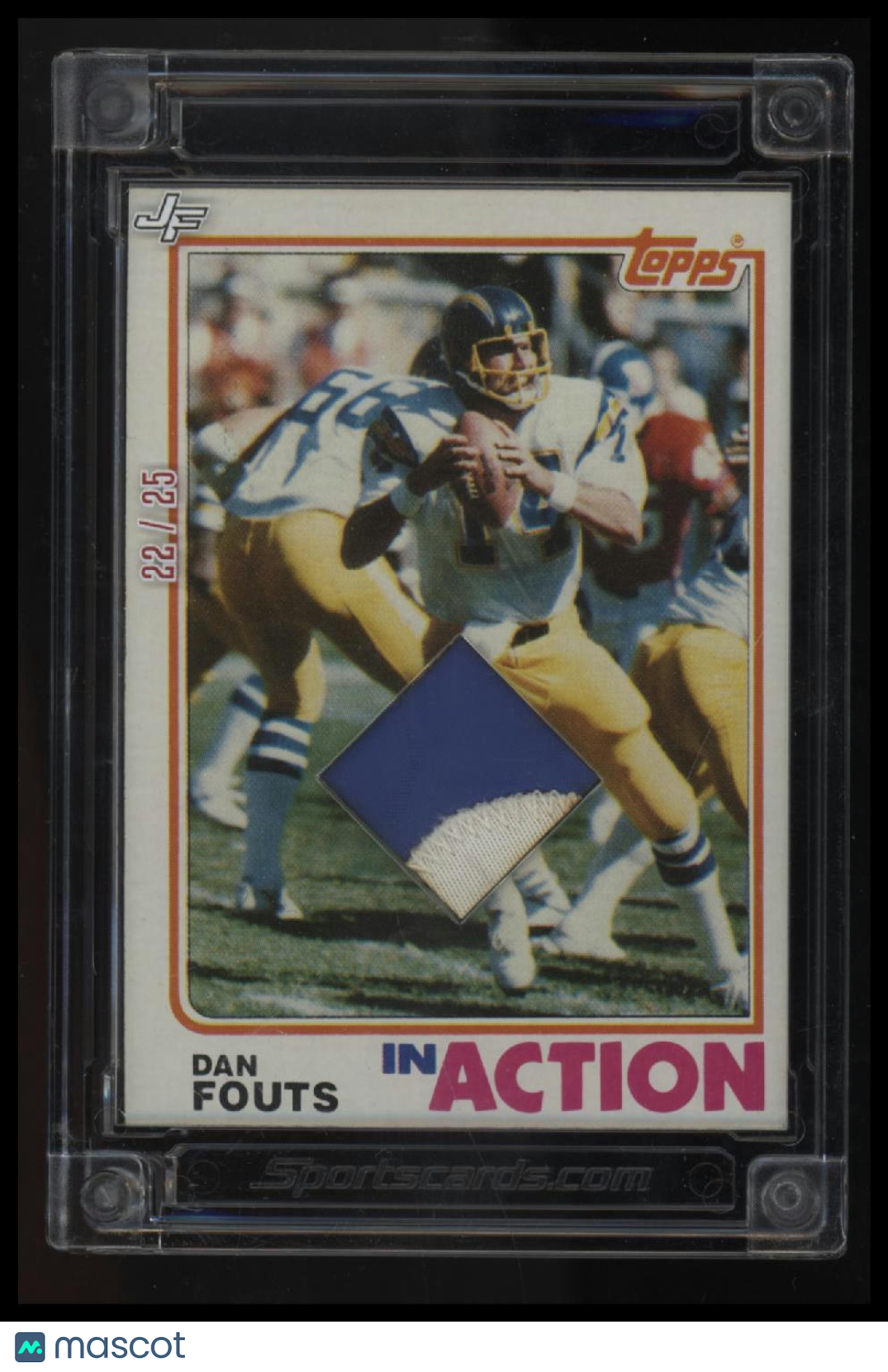 2025 Jersey Fusion Dan Fouts #/25