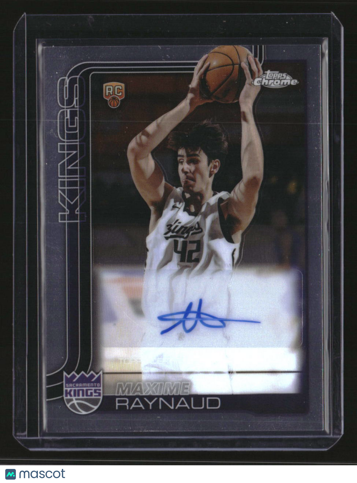 2025-26 Topps Chrome Maxime Raynaud Chrome Rookie Autographs