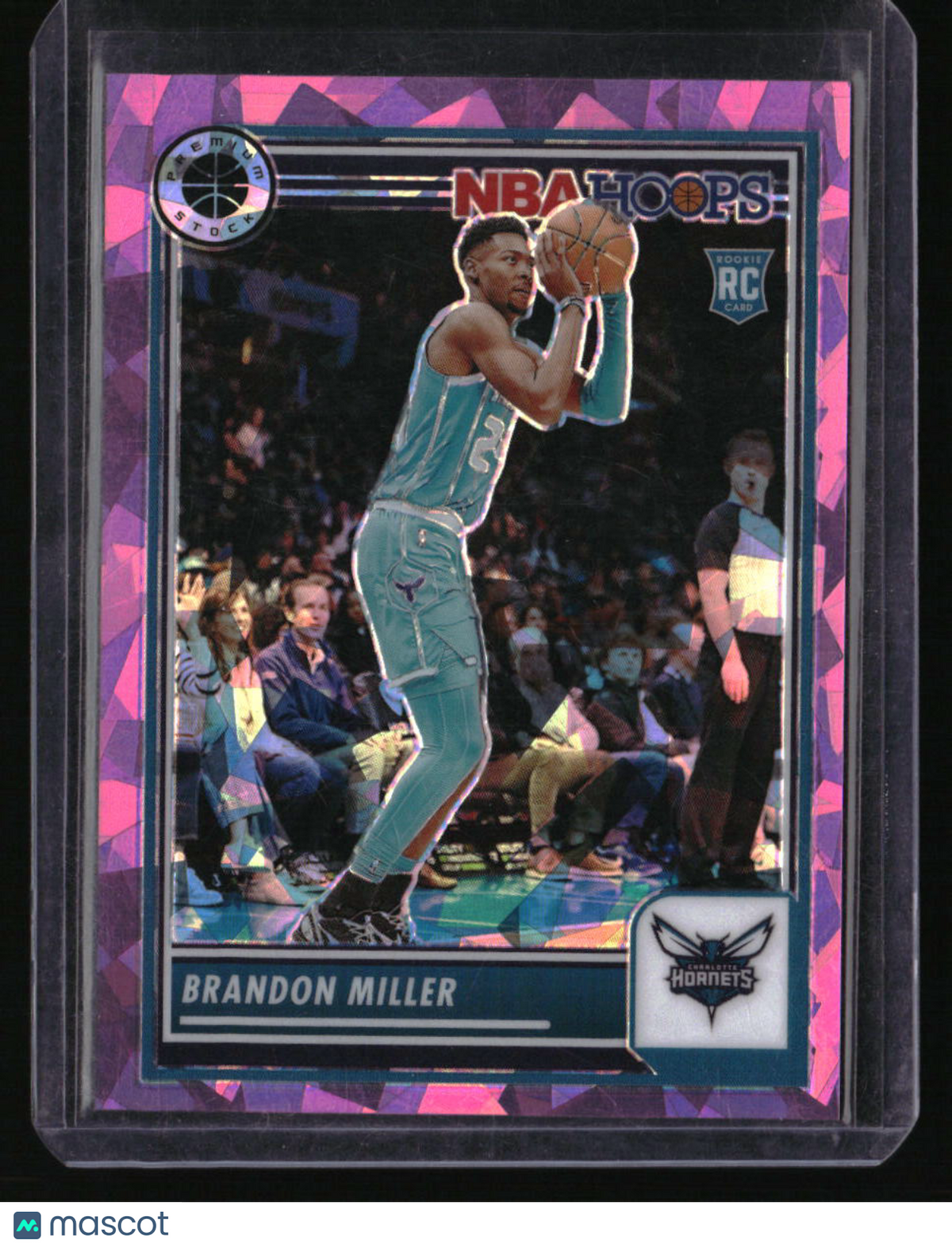 2023-24 Panini Premium Stock Brandon Miller Pink Ice Prizm #/35