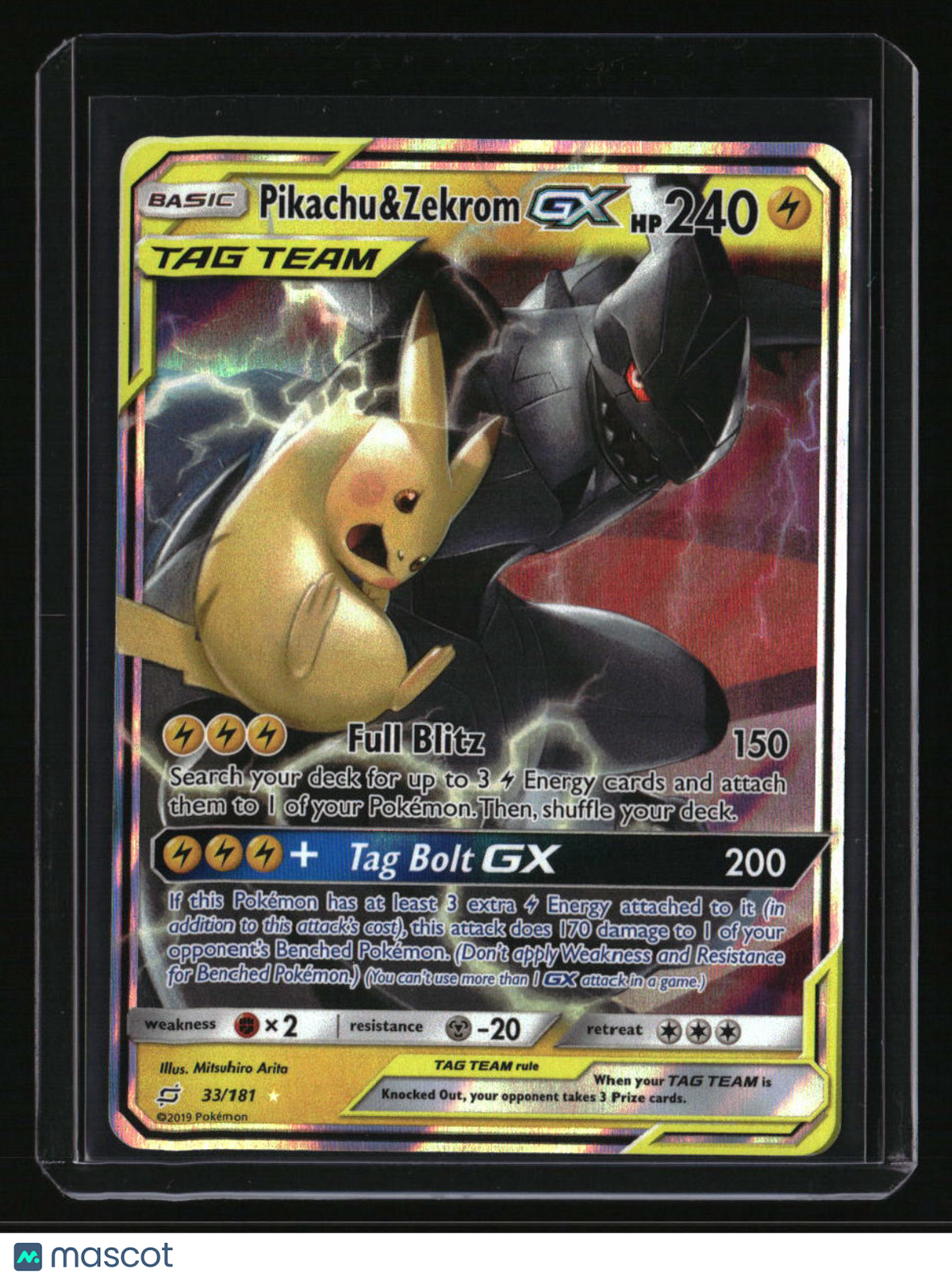 SM - Team Up Pikachu & Zekrom GX
