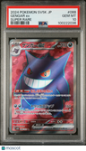 2024 Pokemon Japanese Sv5k-Wild Force Gengar Ex Super Rare PSA 10