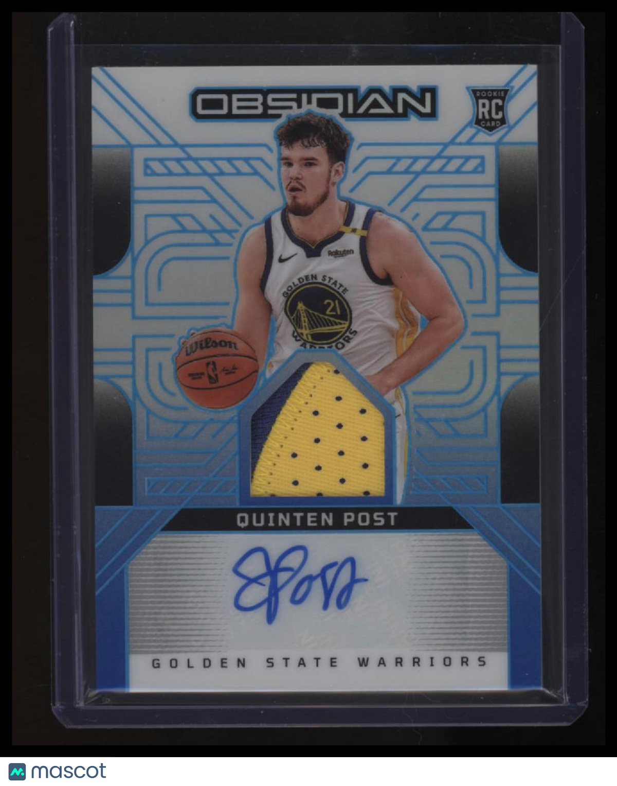 2024-25 Panini Obsidian Quinten Post Rookie Jersey Ink Electric Etch FOTL #/27
