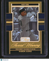 2025 Panini Three and Two Aaron Judge Award Winning Holo Gold #/10