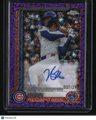 2025 Topps Chrome Kevin Alcantara Rookie Autographs Purple Speckle #/299