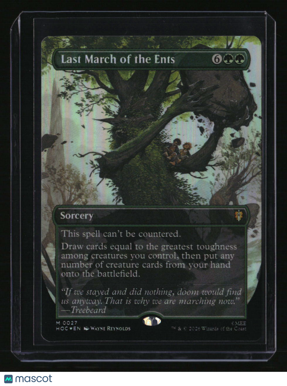 The Hobbit: Eternal-Legal Last March of the Ents (Borderless) Foil