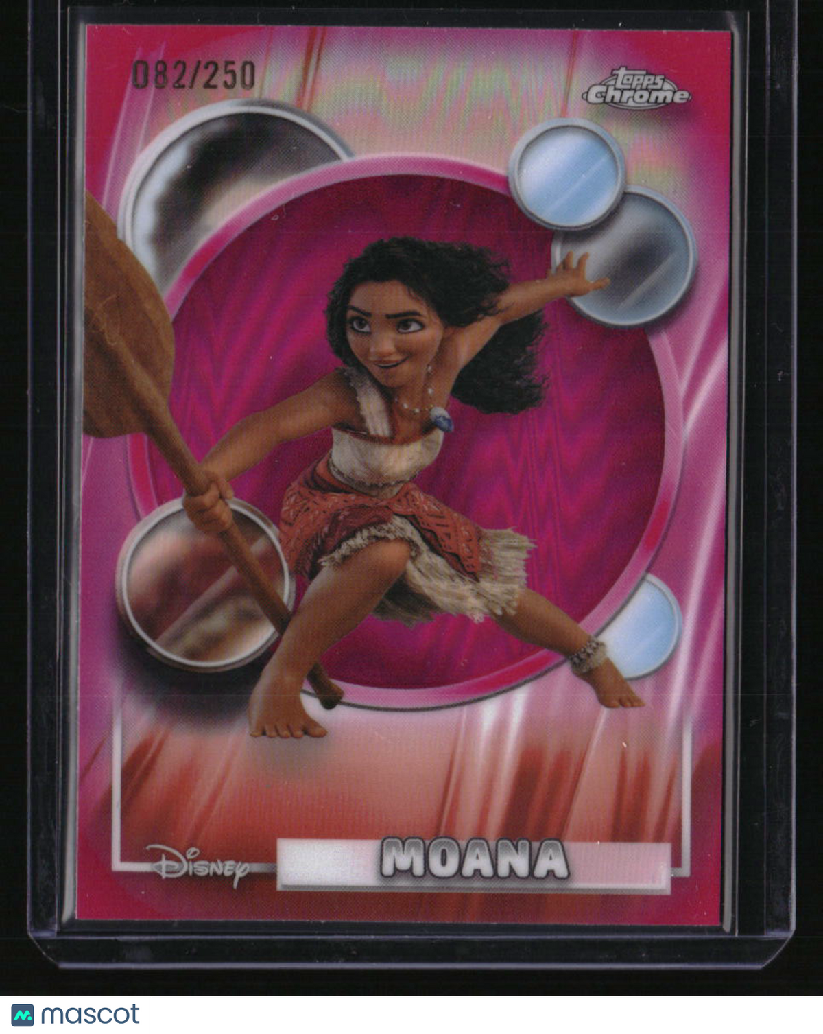 2026 Topps Chrome Disney Moana Pink Refractor #/250