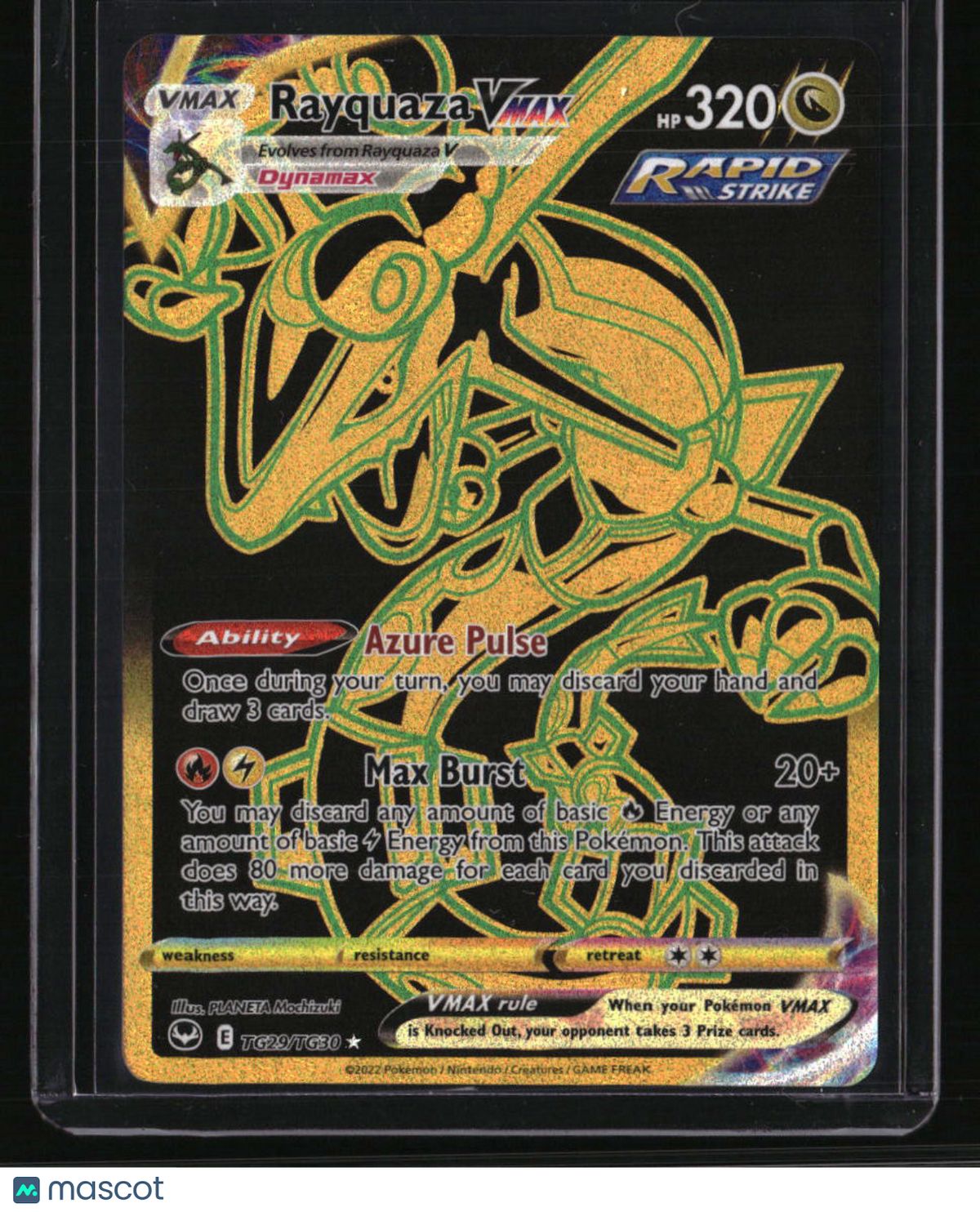 SWSH12: Silver Tempest Trainer Gallery Rayquaza VMAX (Secret)