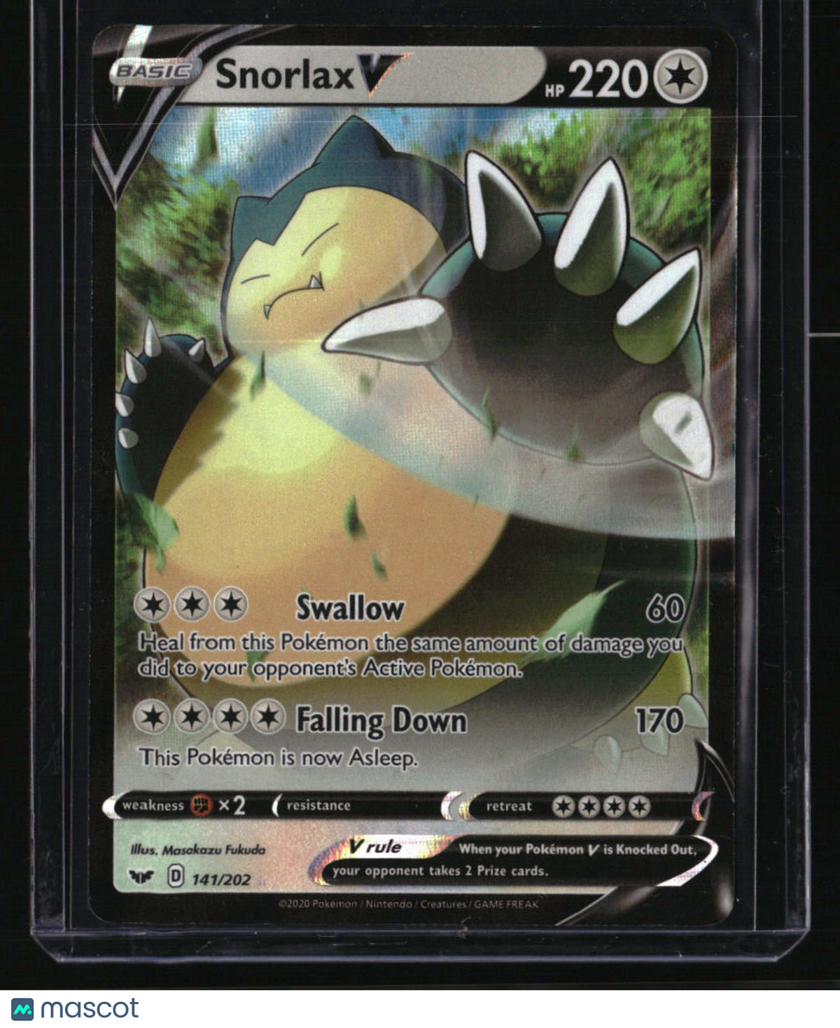SWSH01: Sword & Shield Base Set Snorlax V