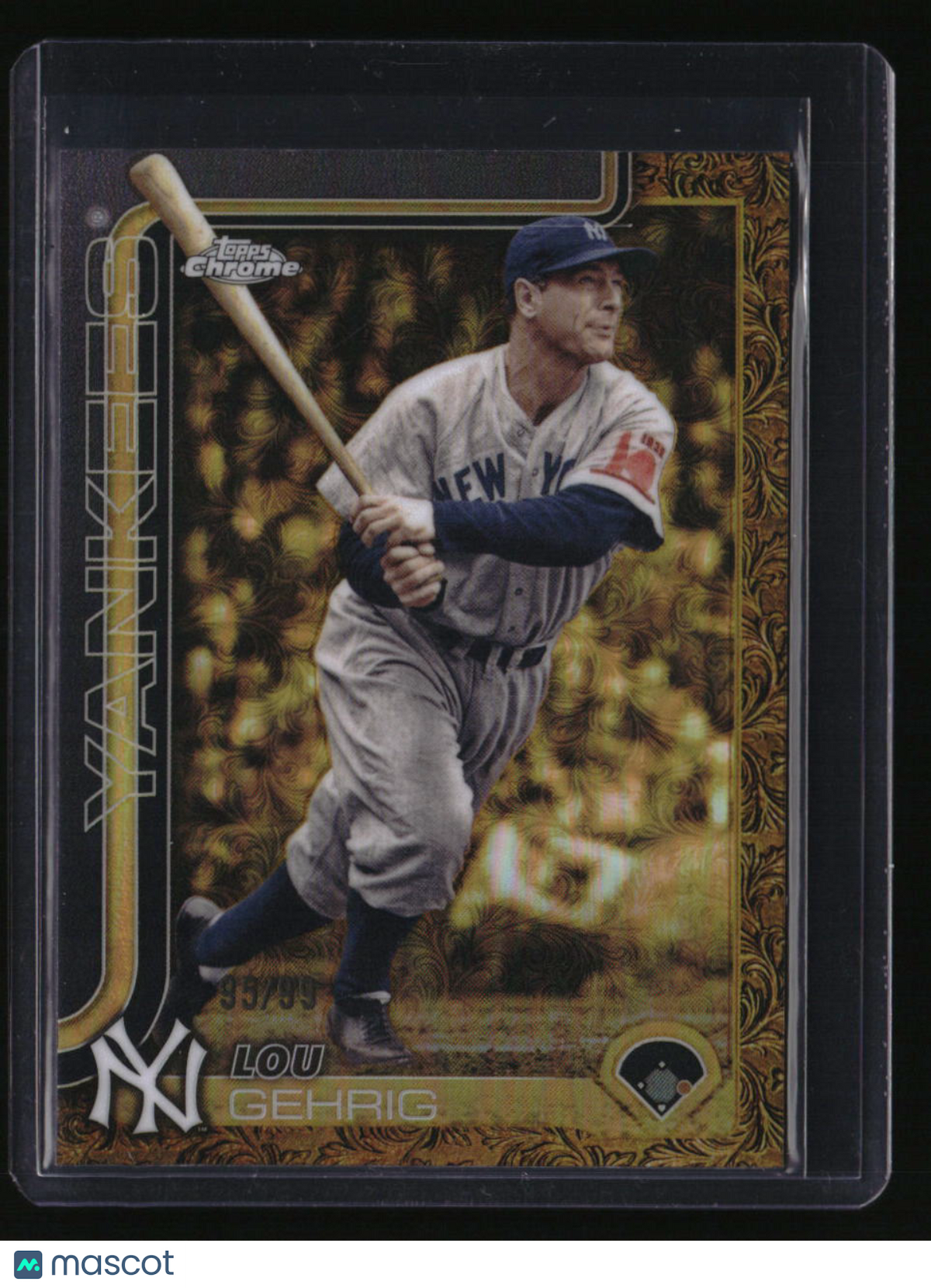 2025 Topps Gilded Collection Lou Gehrig #/99