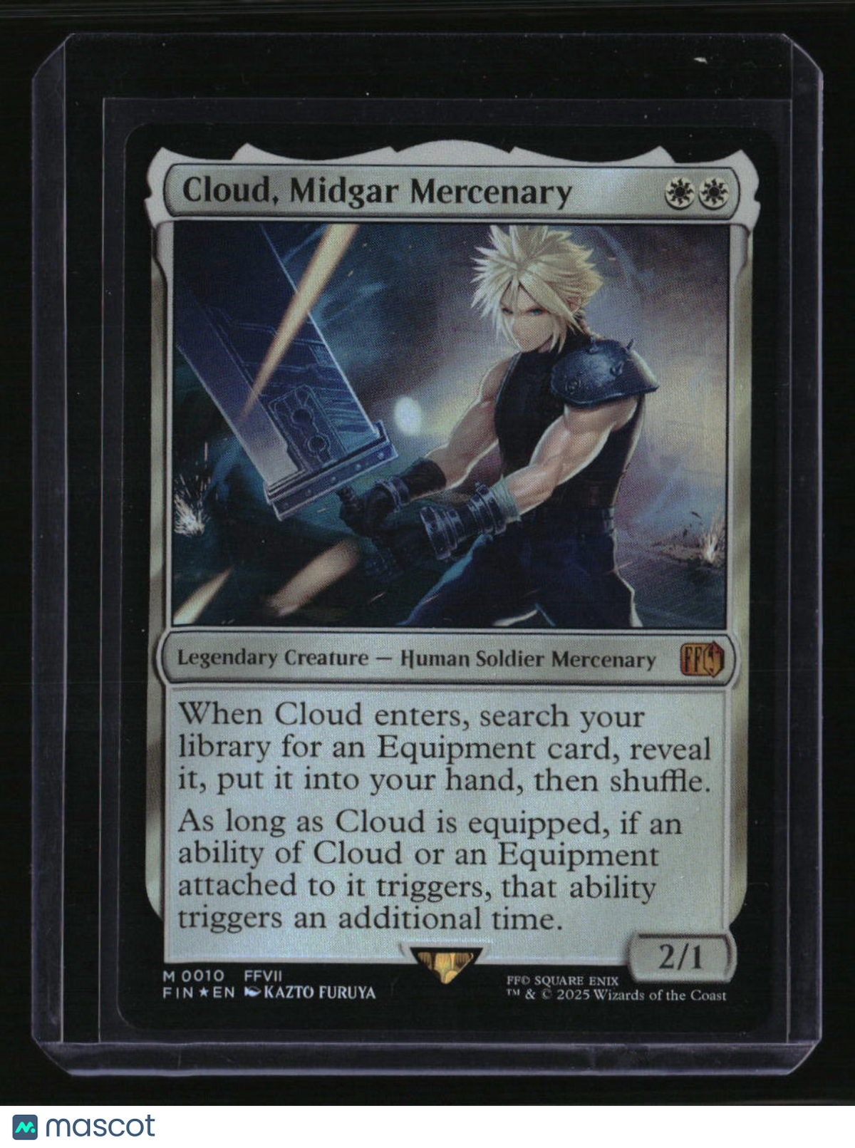 FINAL FANTASY Cloud, Midgar Mercenary Foil