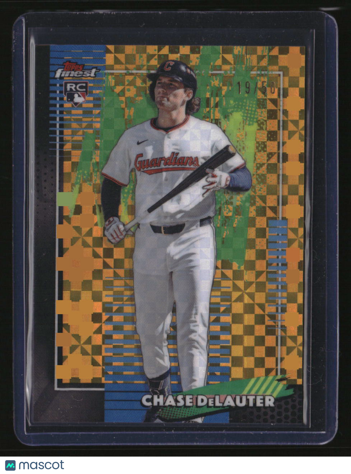 2026 Finest Chase DeLauter Gold X-Fractors #/50