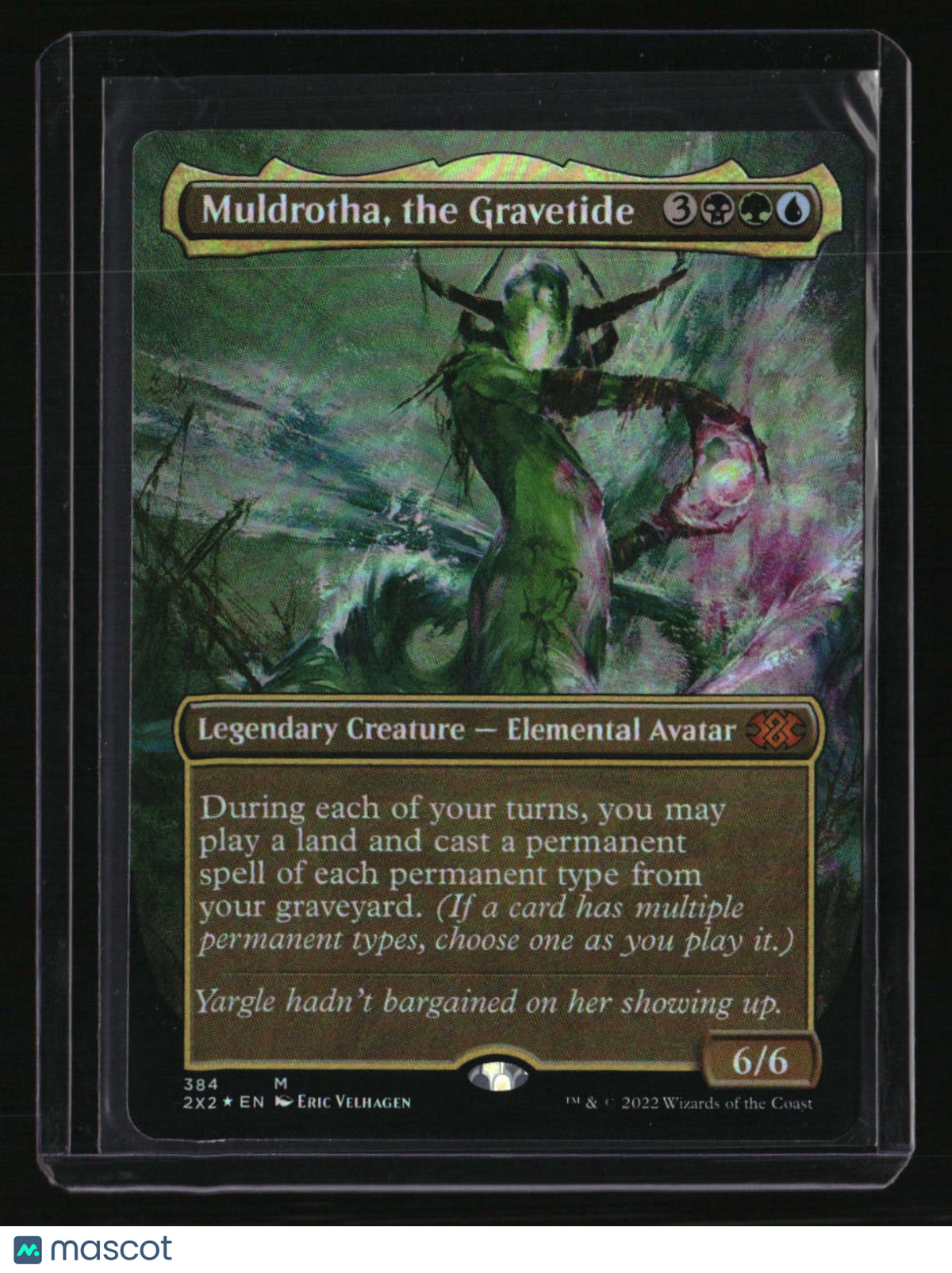 Double Masters 2022 Muldrotha, the Gravetide (Borderless) Foil