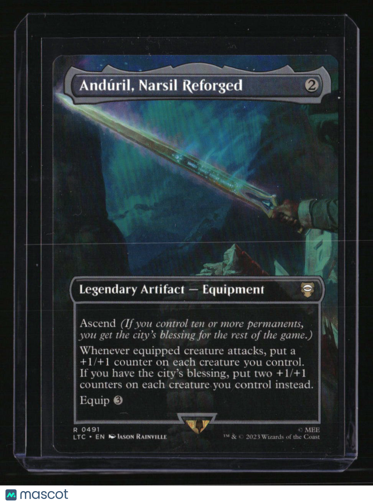 Commander: The Lord of the Rings: Anduril, Narsil Reforged (Borderless)