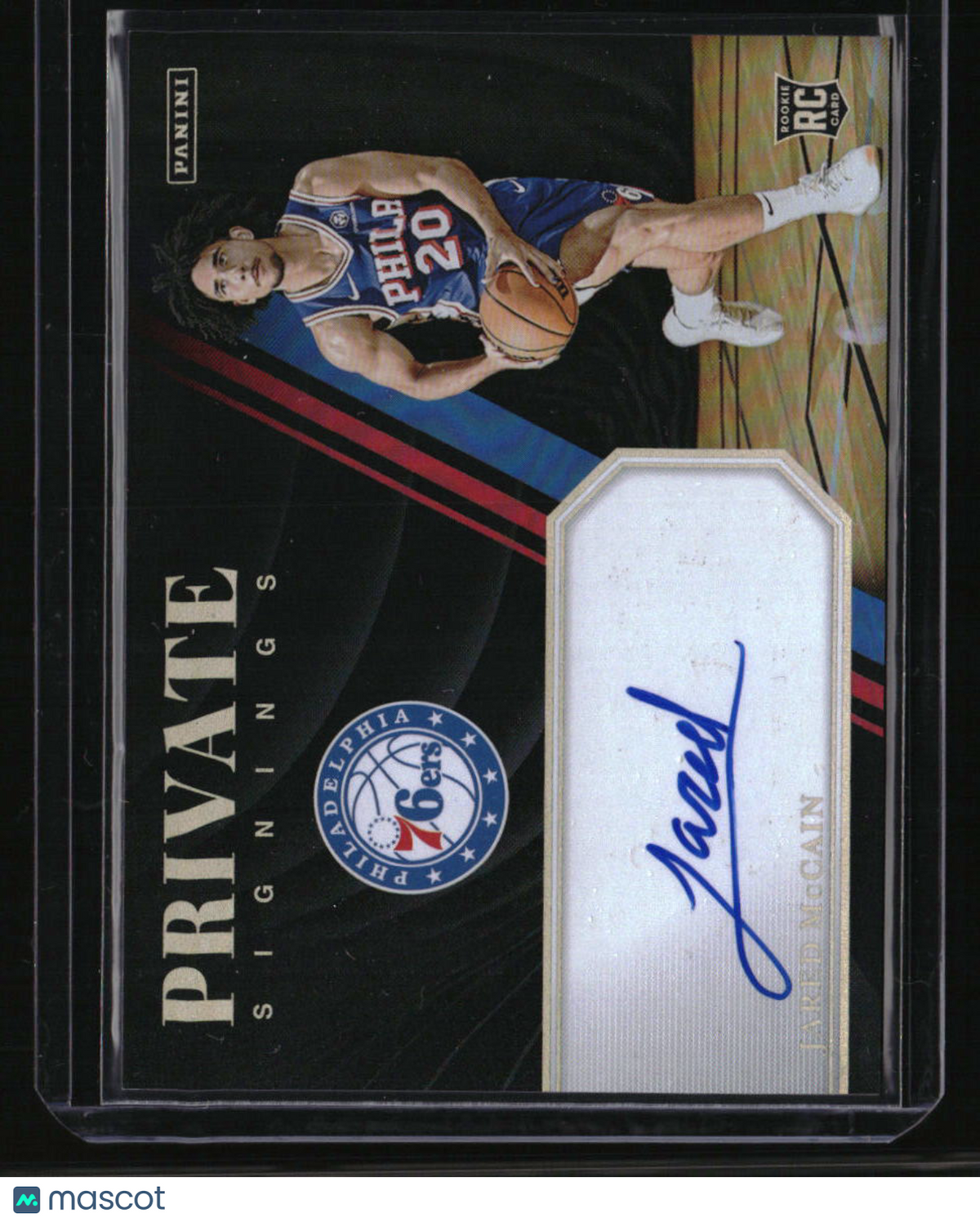 2024-25 Panini Obsidian Jared McCain Private Signings