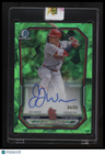 2026 Bowman Chrome Sapphire JJ Wetherholt Green Auto #/99