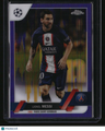2022-23 Topps Chrome UEFA CC Lionel Messi Purple & Gold Seismic