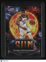 2025-26 Topps Chrome Cosmic Giannis Antetokounmpo Planetary Pursuit Sun