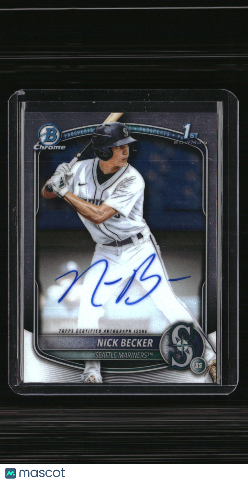 2025 Bowman Draft Nick Becker Chrome Prospect Autographs