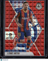 2020-21 Panini Mosaic La Liga Lionel Messi Mosaic Red