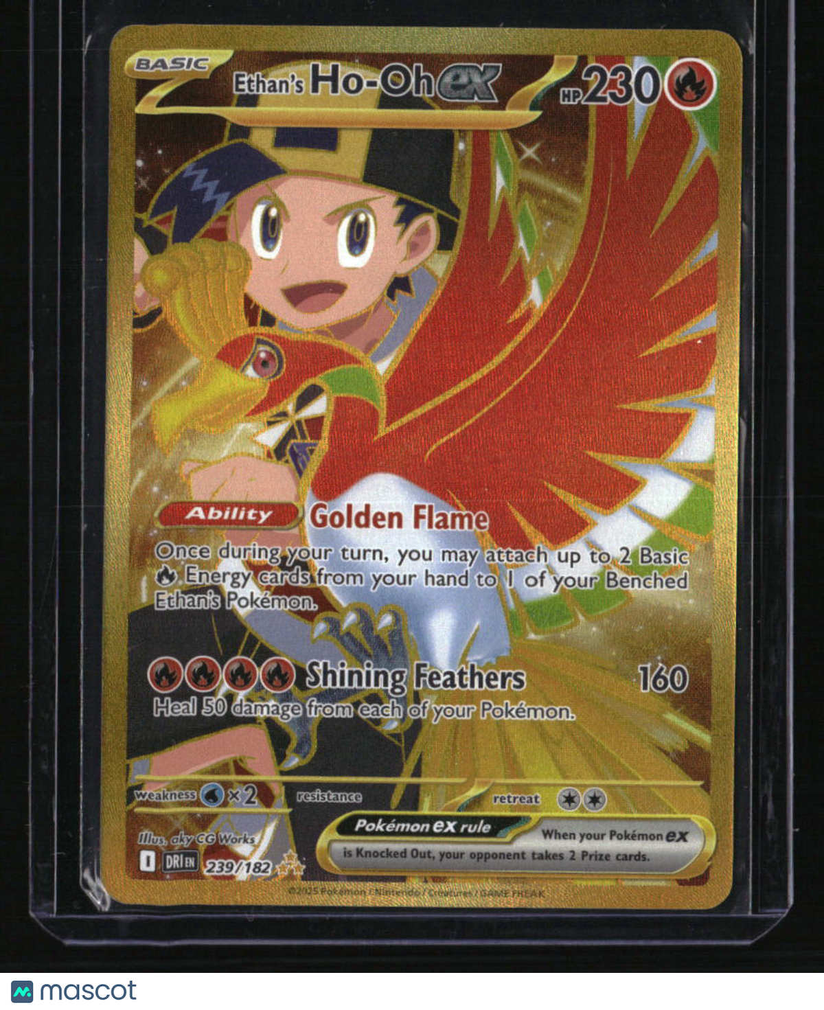 SV10: Destined Rivals Ethan's Ho-Oh ex