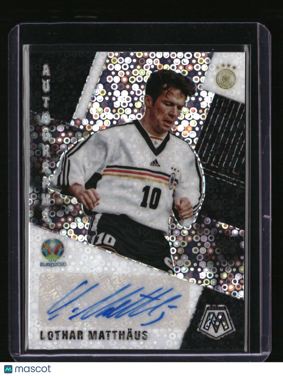 2021 Panini Mosaic UEFA EURO 2020 Lothar Matthaus Autographs Circles
