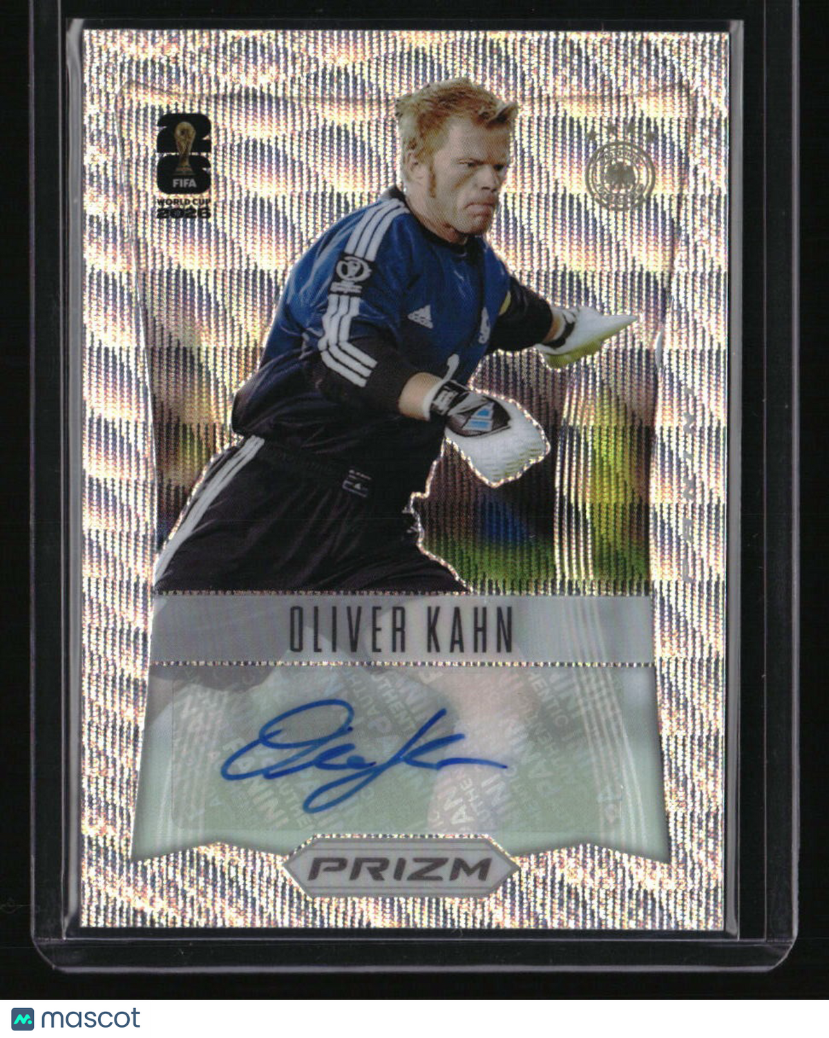 2026 Panini Prizm FIFA World Cup Oliver Kahn Throwback Signatures Wave Prizm