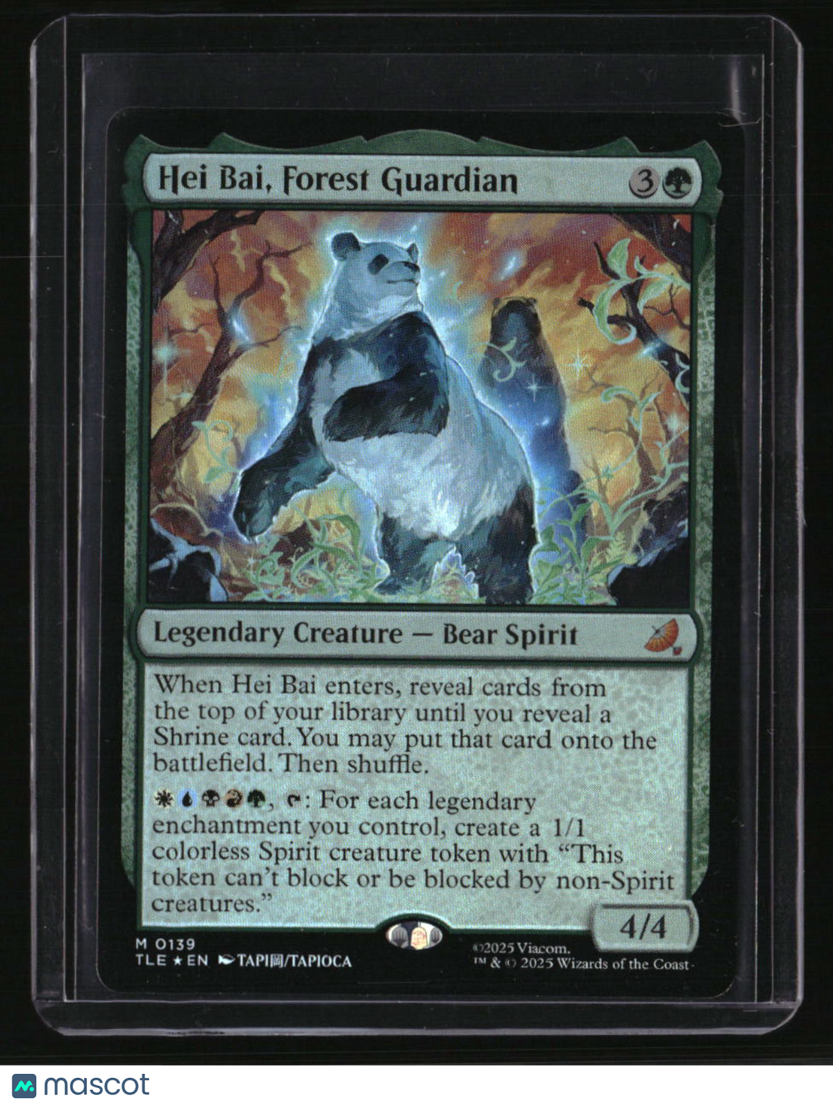 Avatar the Last Airbender Eternal Hei Bai, Forest Guardian Foil