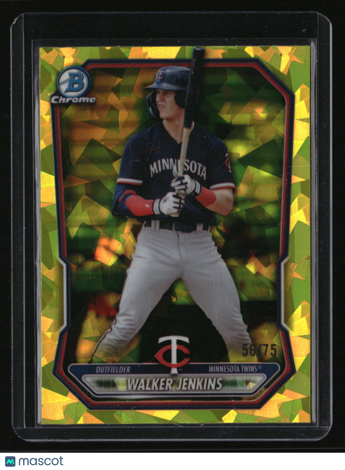 2026 Bowman Sapphire Edition Walker Jenkins Yellow #/75